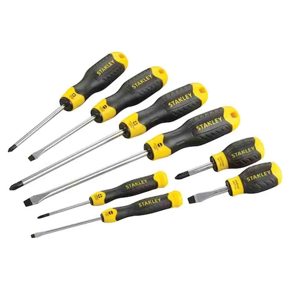STANLEY® CUSHION GRIP™ Screwdriver Set of 8 pc.