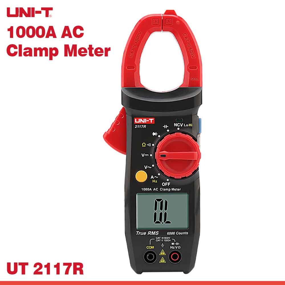 UNI-T UT2117R Digital Clamp Meter - 1000V Overload Protection
