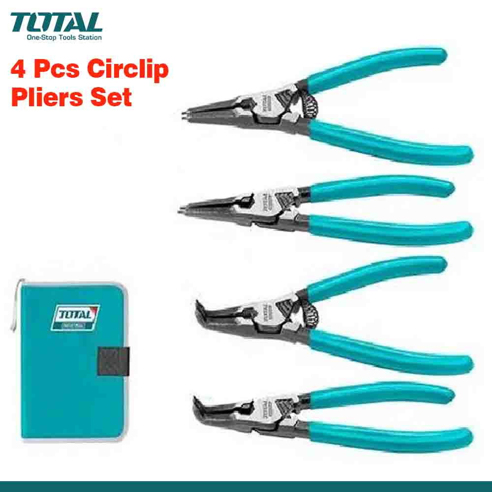 TOTAL 4PCS Circlip Pliers Set