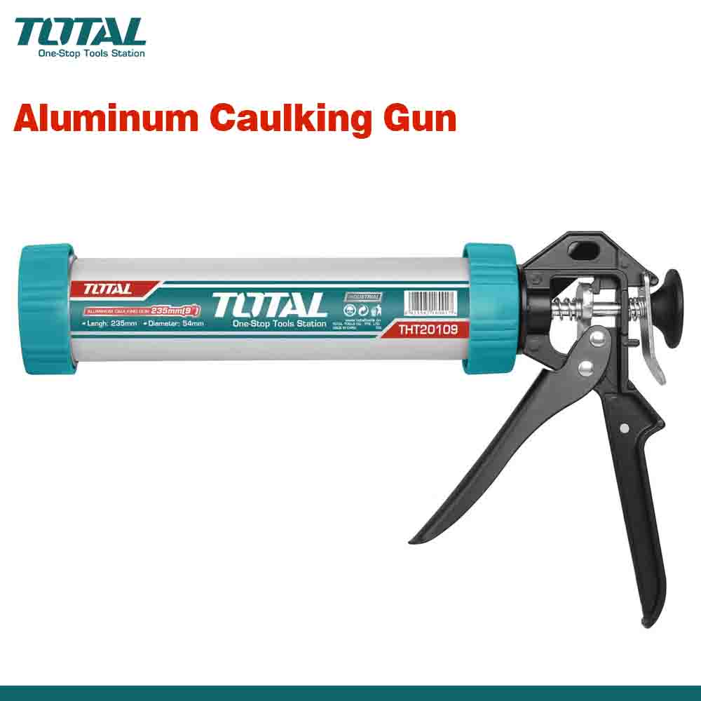 TOTAL Heavy-Duty Aluminium Caulking Guns