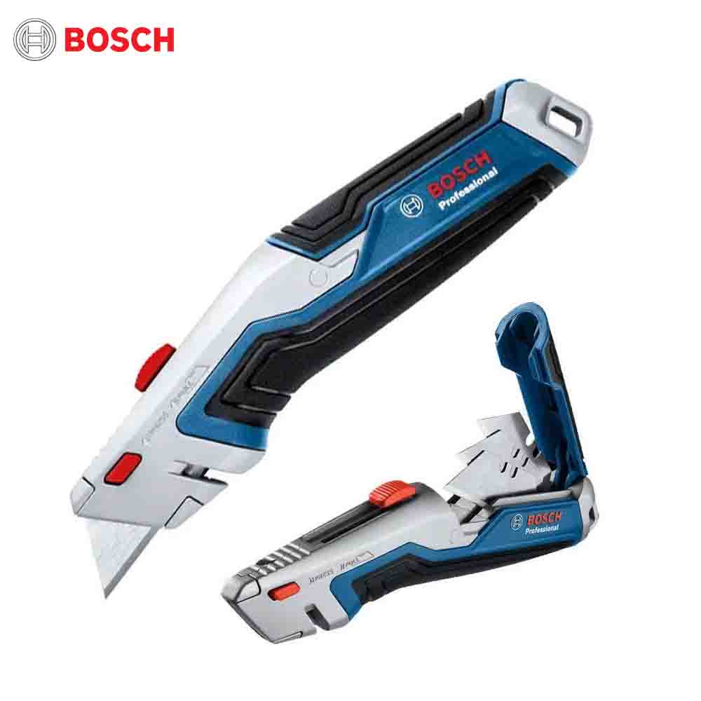Two Bosch pocket knives on a white background