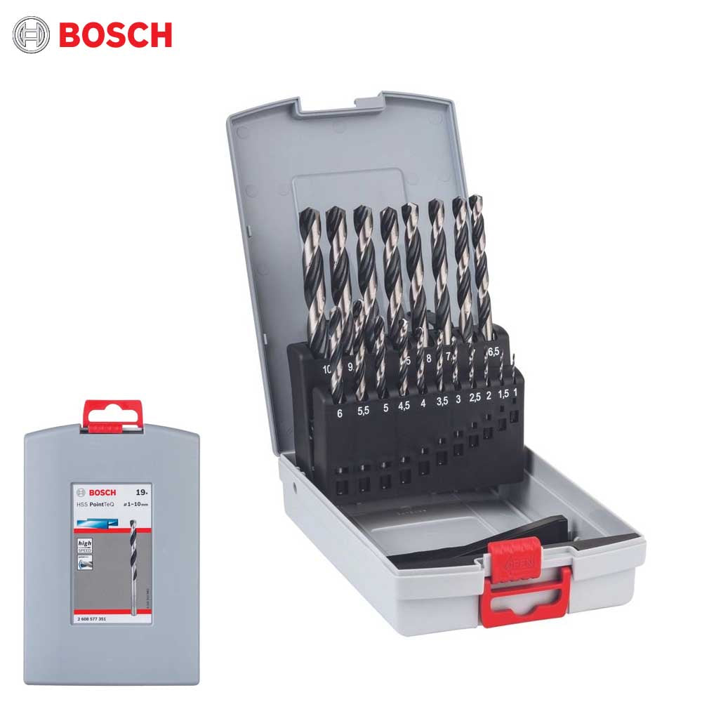 HSS Twist Drill Bit PointTeQ 19pcs ProBox 1 - 10 mm