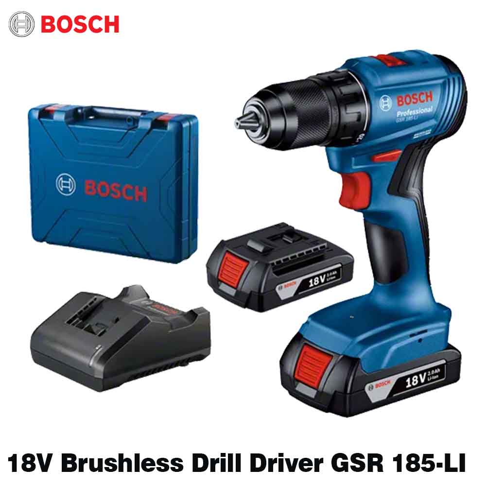 Bosch GSR 185-LI 18V Brushless Drill 06019K3000
