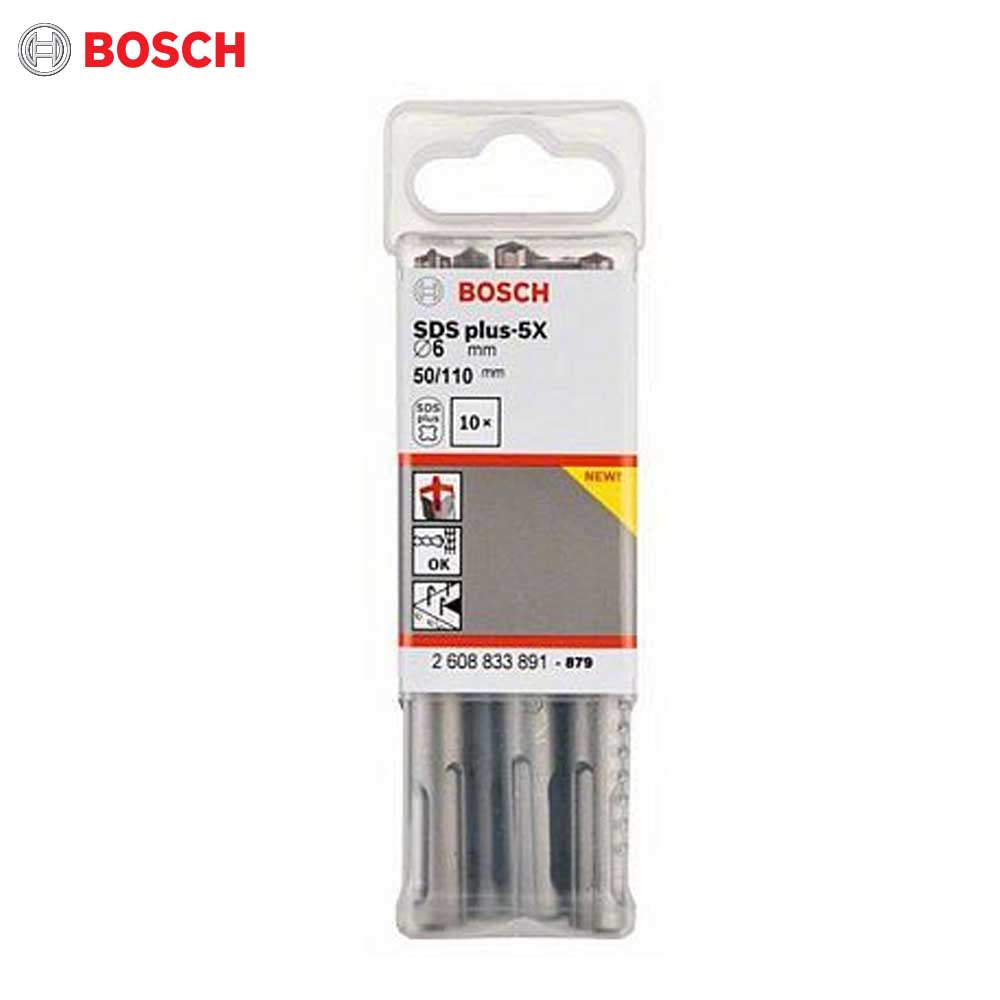 Bosch SDS plus-5X Hammer Drill Bits 10Pcs Set