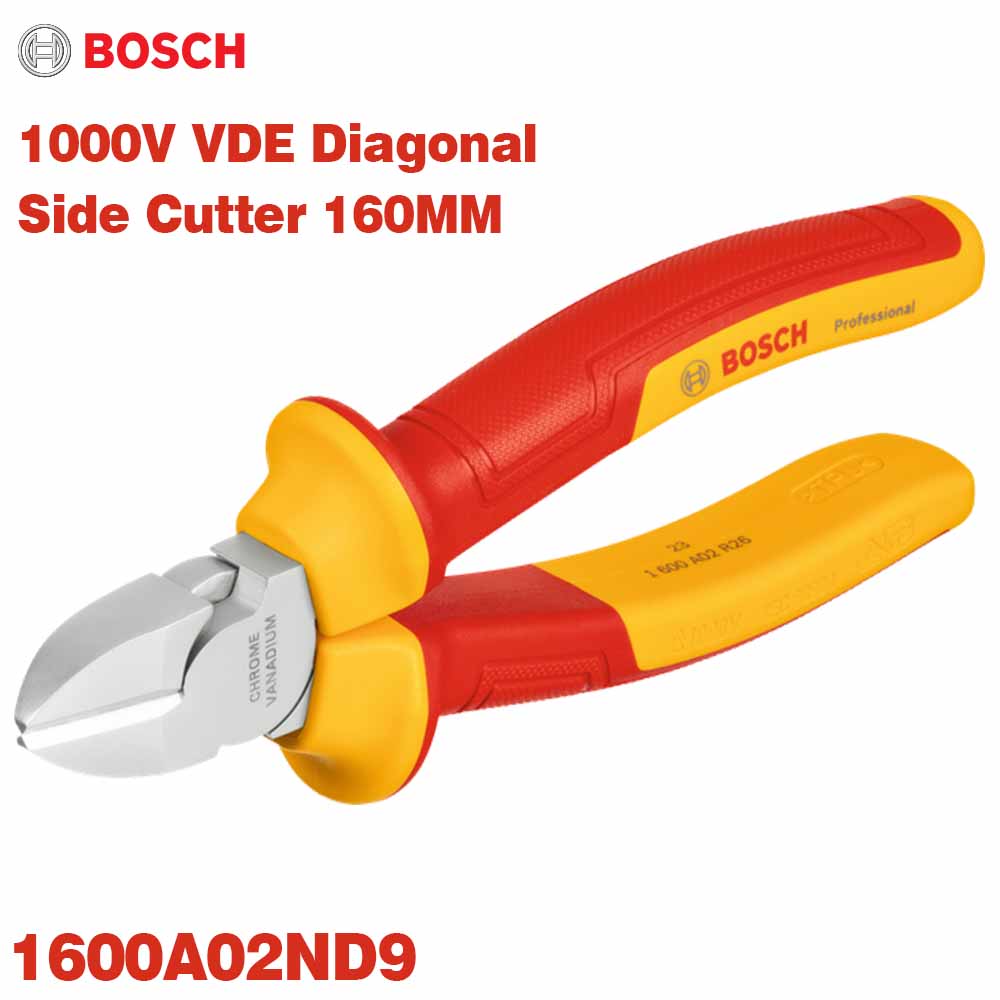 Bosch VDE Diagonal Side Cutters 160MM Professional 1000V | 1600A02ND9