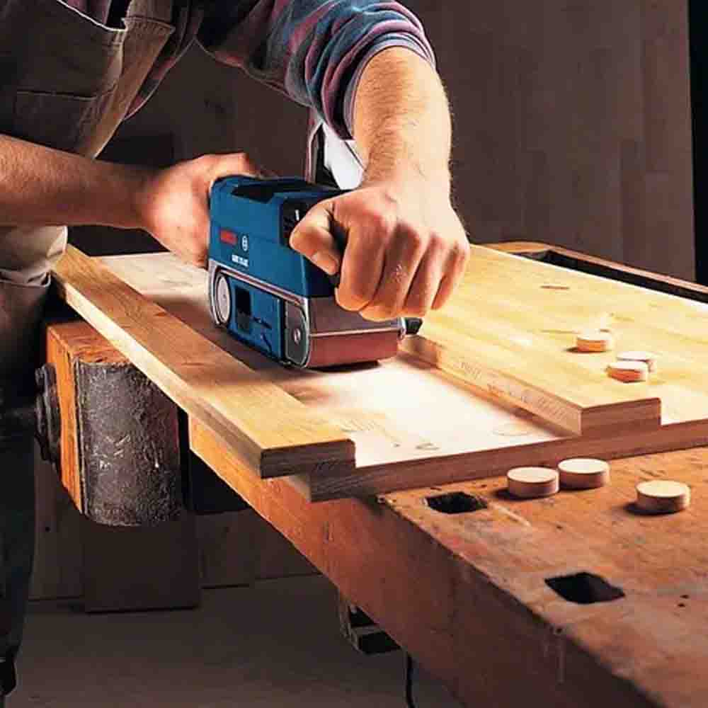 Bosch GBS-75AE Professional Belt Sander – 750W Wood & Metal Sanding