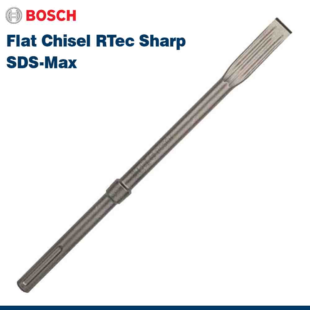 Bosch Flat Chisel RTec Sharp SDS-Max on a white background