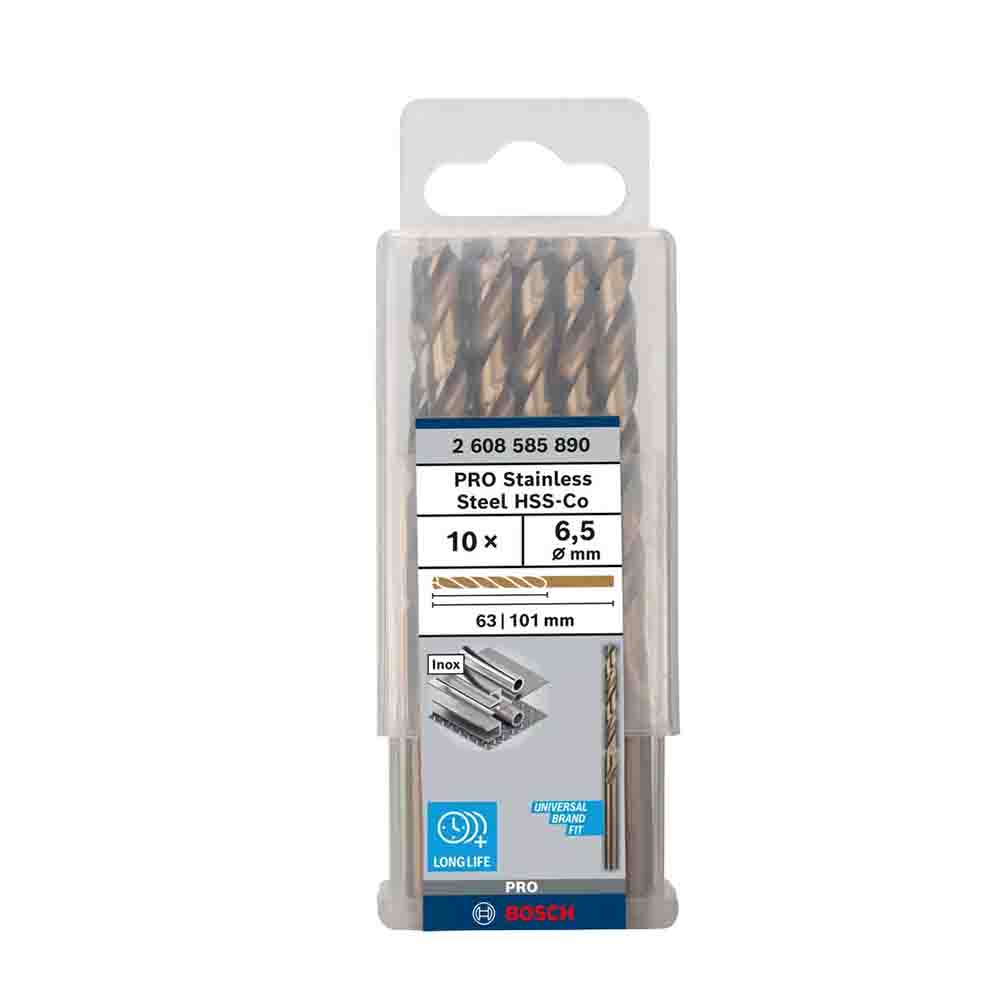 Bosch PRO Stainless Steel HSS-Co Twist Drill Bits