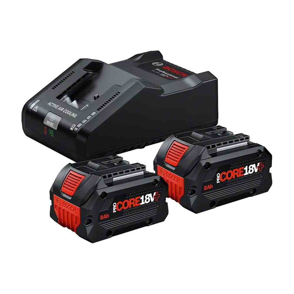 Bosch Starter Set (2x ProCORE-18V/8.0Ah + GAL 18V-160C Charger Kit)