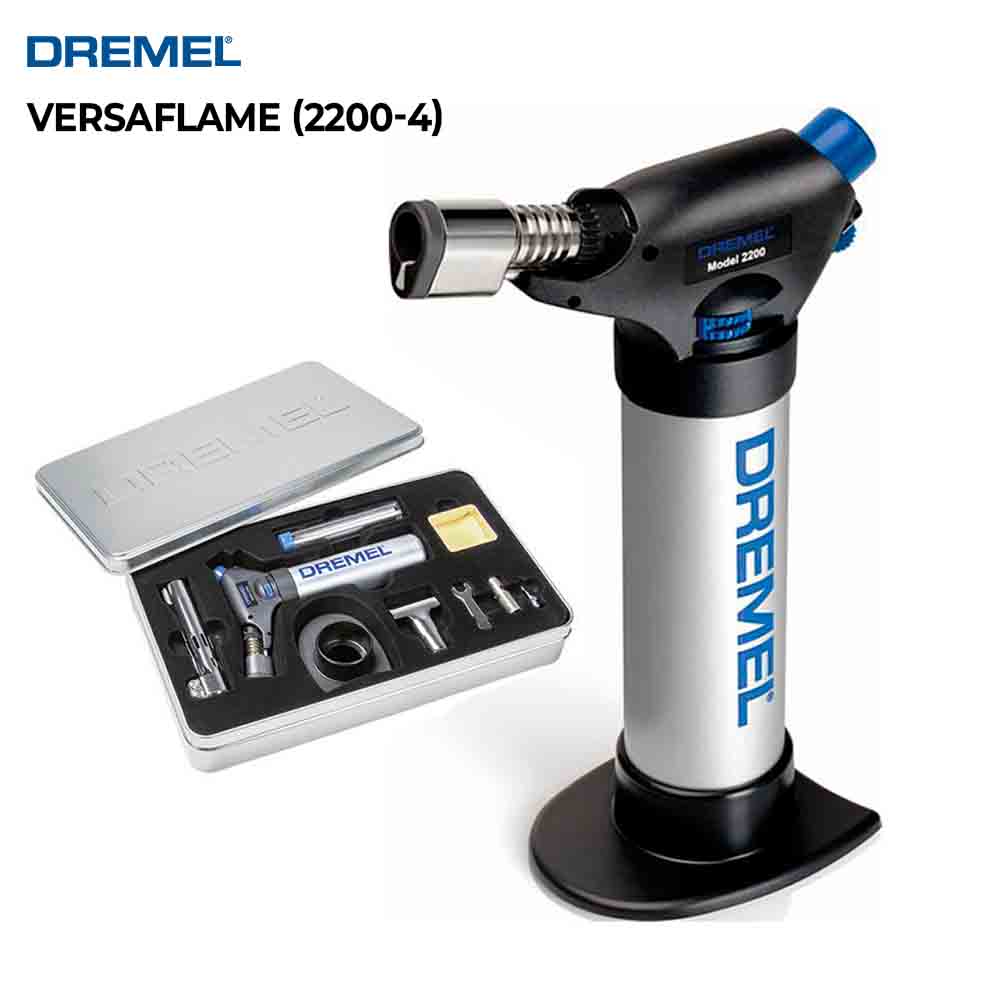 Dremel VersaFlame (2200-4) with accessories on a white background