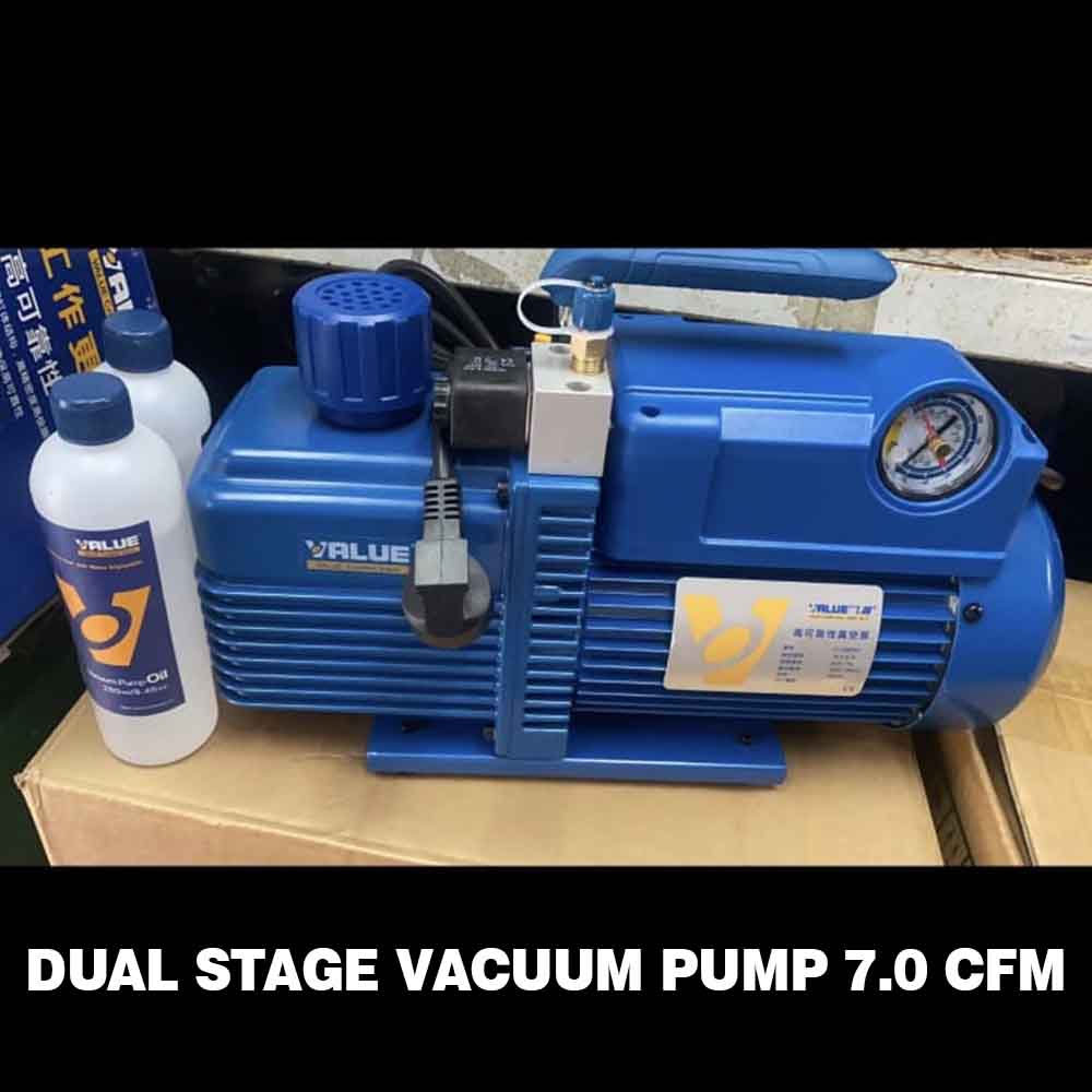 Dual Stage Vacuum Pump 7 CFM