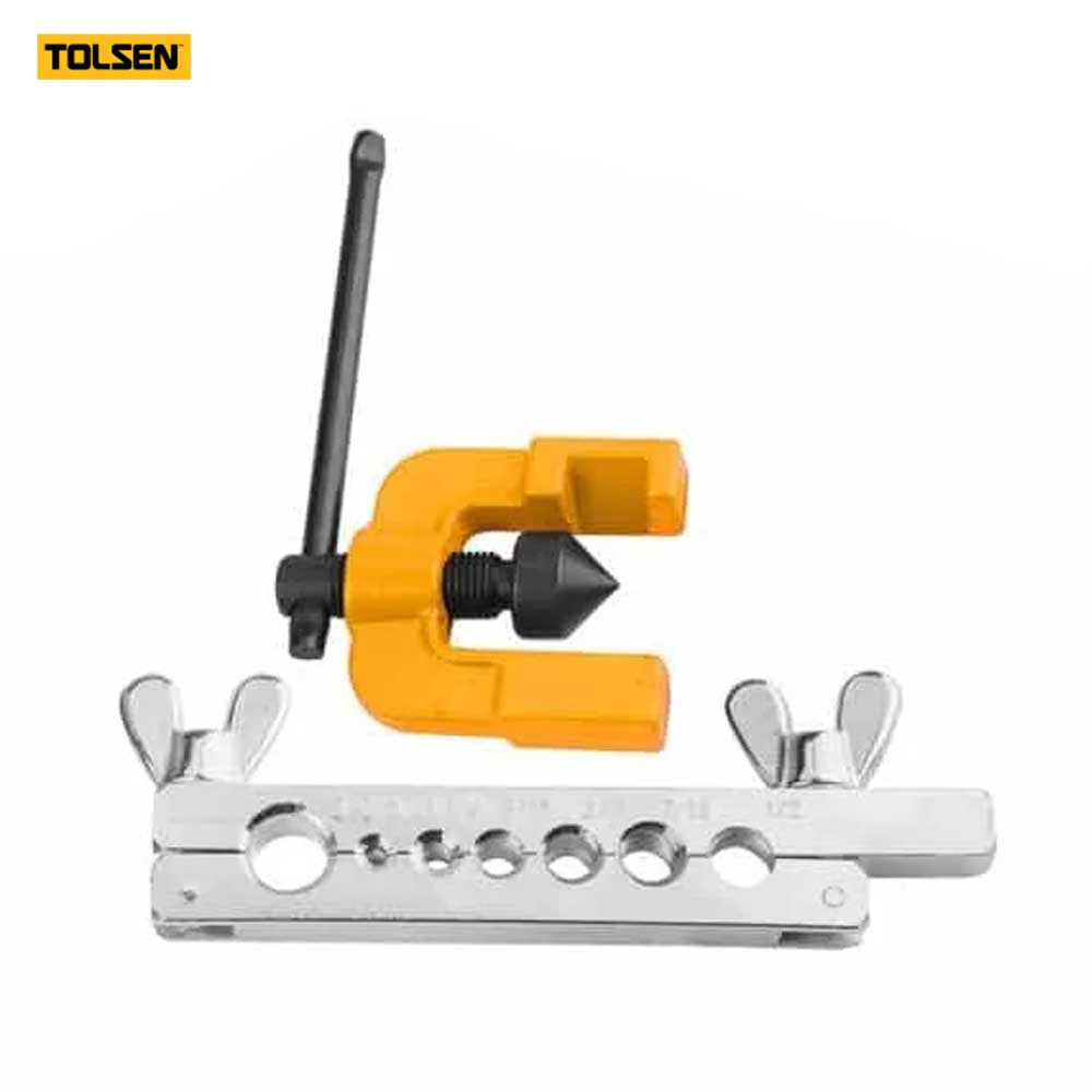 Tolsen Pipe Flaring Tool Kit – Professional Tubing & Plumbing Set