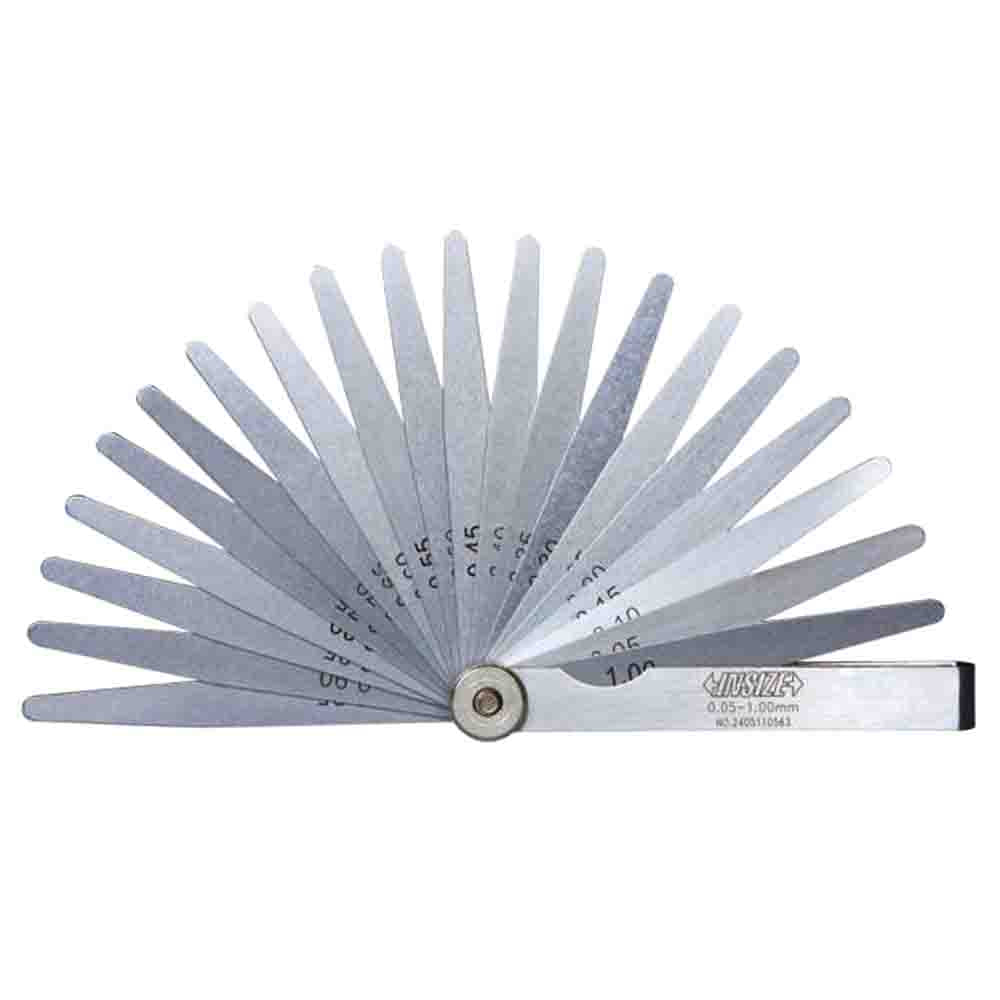 Long Feeler Gauge 20 Blades Hardened Steel