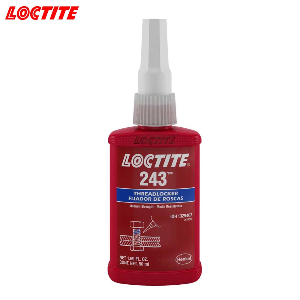 LOCTITE 243 Blue Thread Lock Adhesive 50ml – Prevent Bolt Loosening