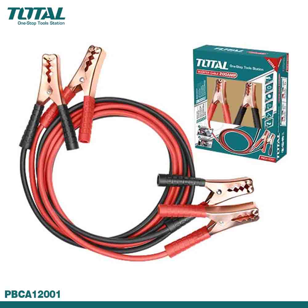 TOTAL Battery Booster Starter Cables