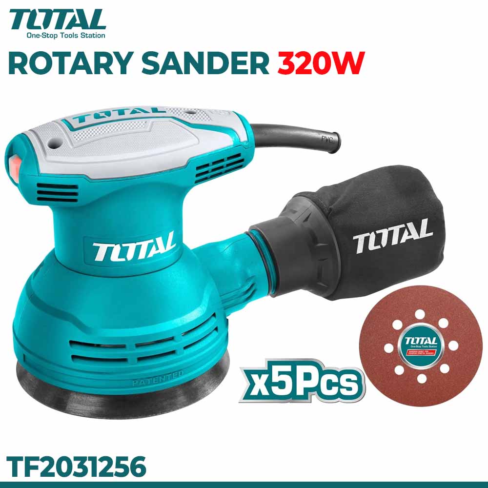 Total Rotary sander 320W 125mm