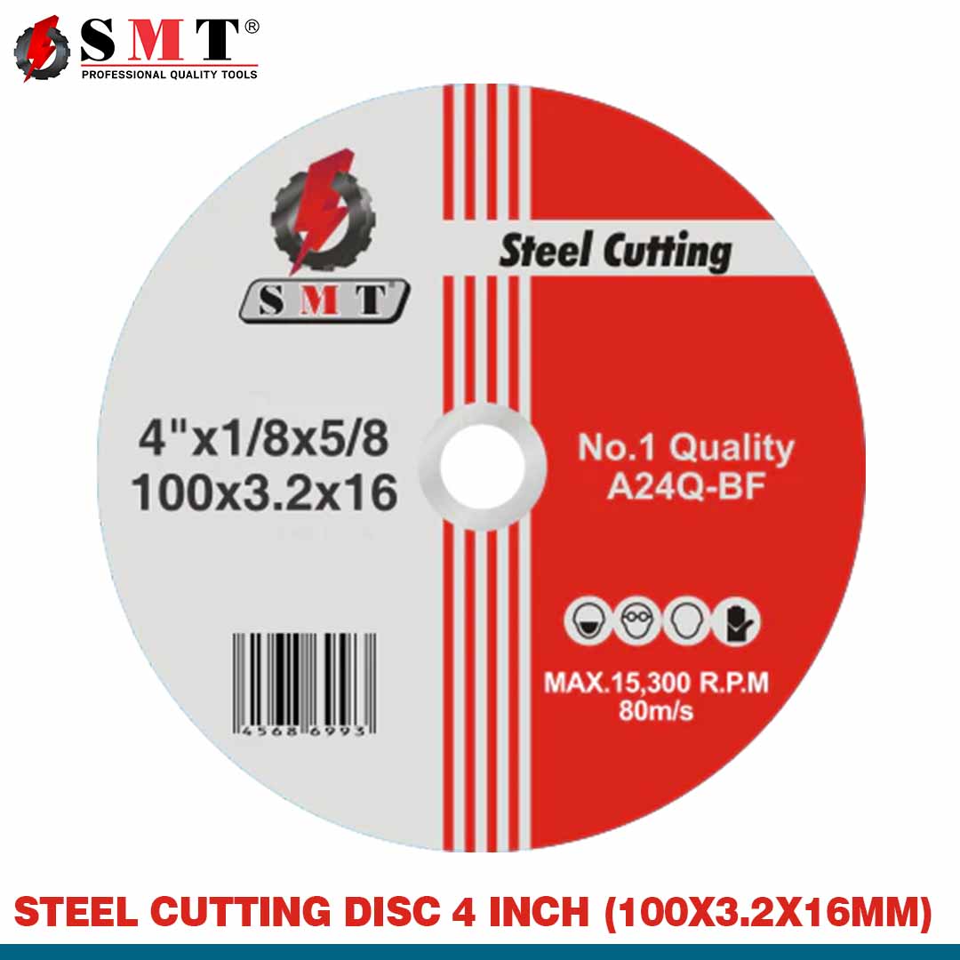 SMT Steel Cutting Disc 4 Inch (100x3.2x16mm) Price in Pakistan | Metal Cutting Wheel
