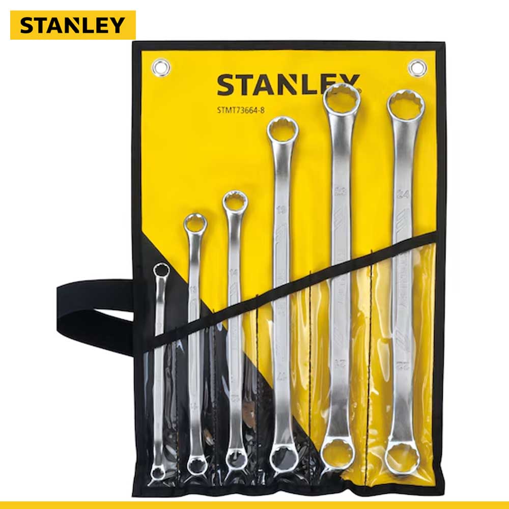 STANLEY STMT73664-8 Double Ring Spanner Set 6Pcs 8-24mm Pakistan