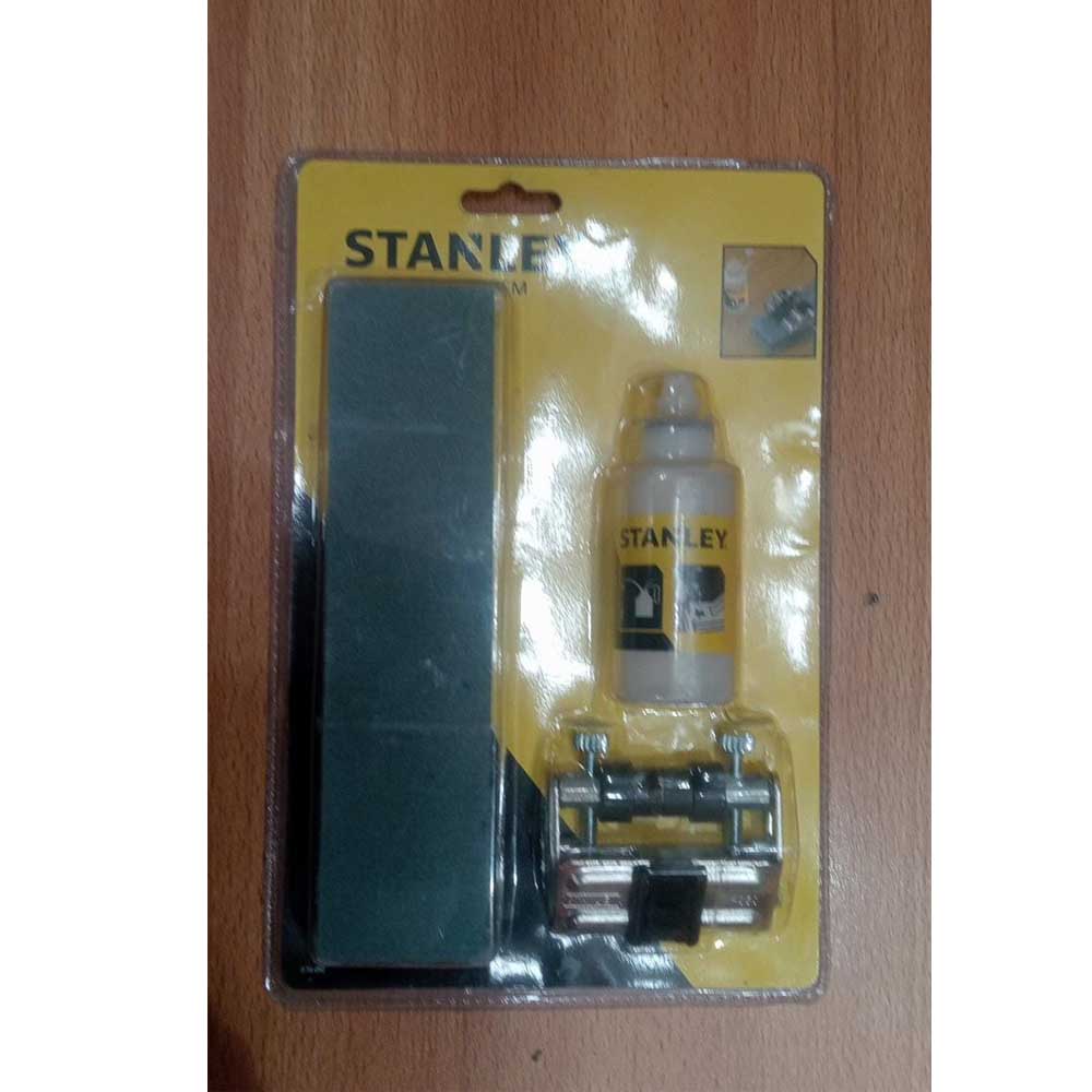 STANLEY 3Pcs Sharpening Kit – Stone, Oil & Honing Guide in pakistan