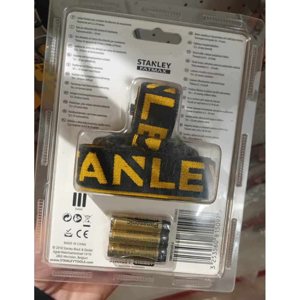 STANLEY FMHT0-70767 FATMAX Headlamp 200 Lumens IP54