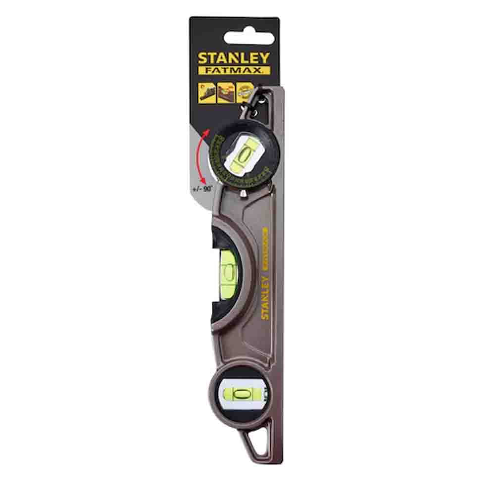 STANLEY® FATMAX Magnetic Torpedo Spirit Level – Heavy‑Duty