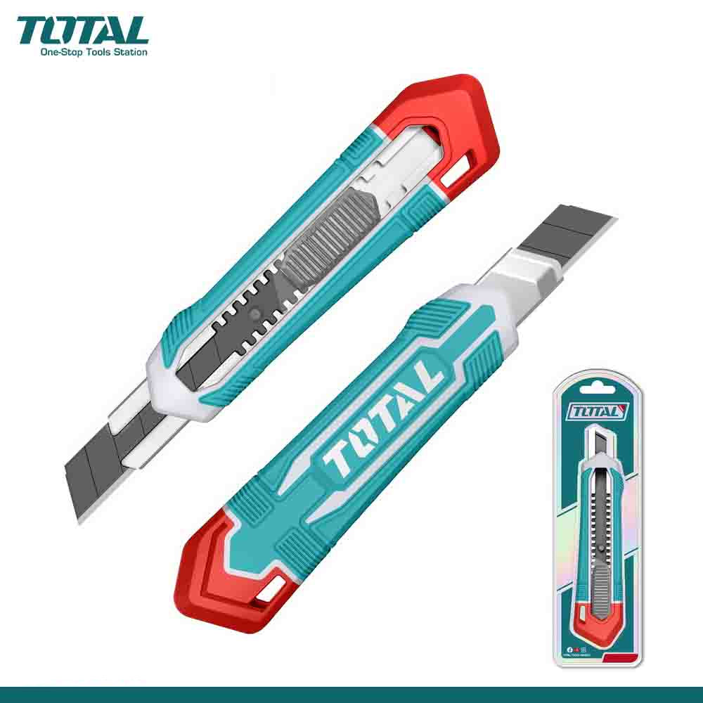 Total 18mm Snap-Off Blade Knife Cutter THT522136 / THT511836 / THT511803 with SK4 Blades