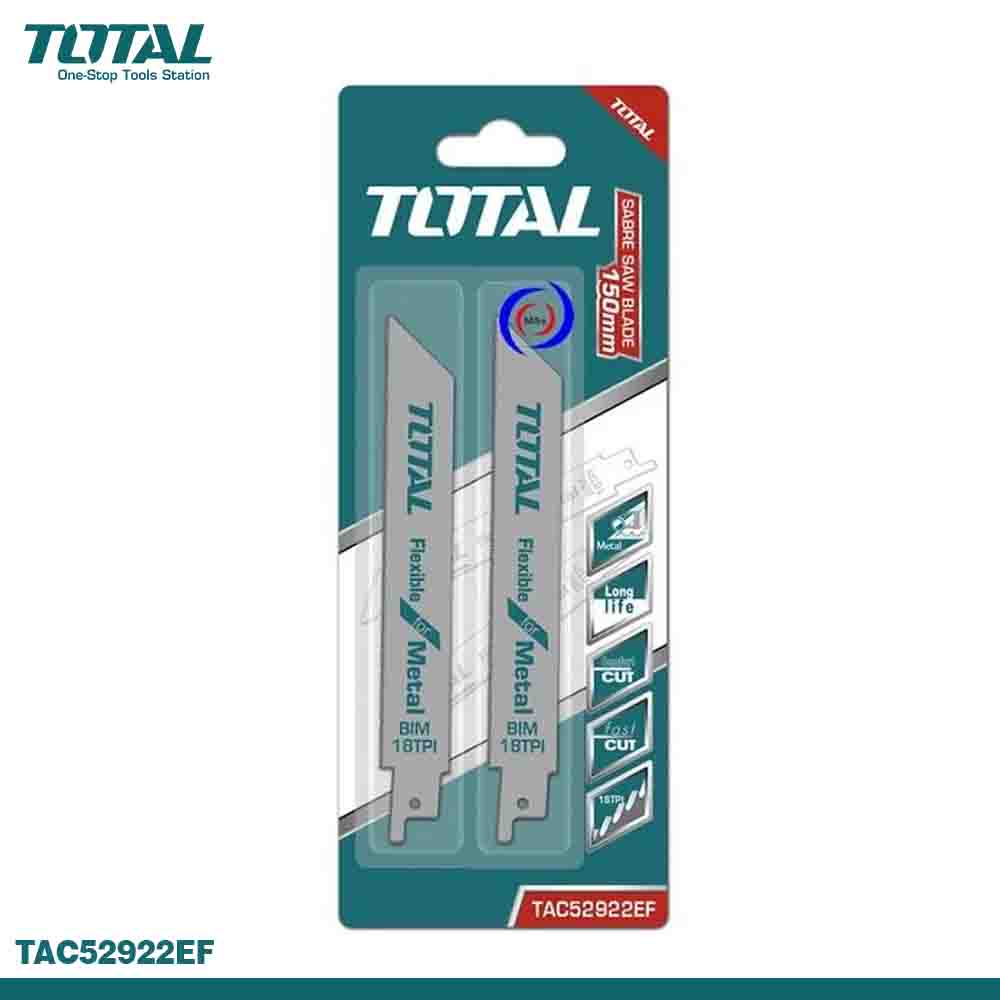 TOTAL Reciprocating Saw Blade for Metal
