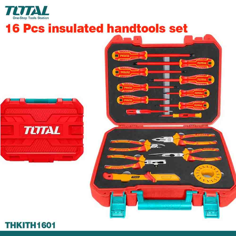 TOTAL 16-Pcs VDE Insulated Tools Set