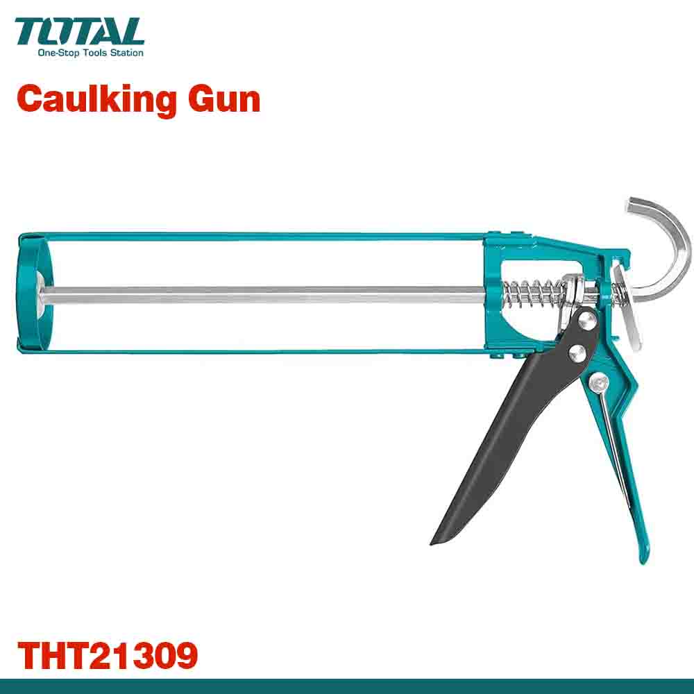 TOTAL Professional 9-inch Aluminium Caulking Gun