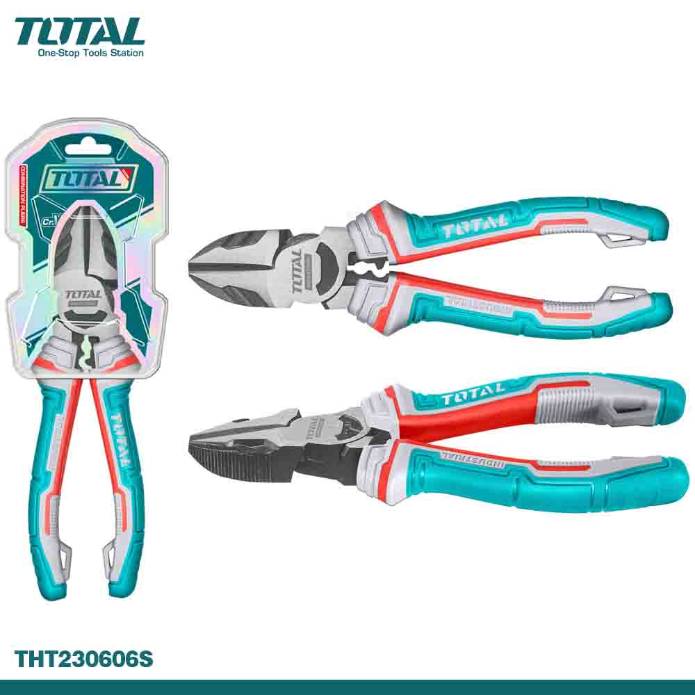 TOTAL High Leverage Diagonal Cutting Plier 6"