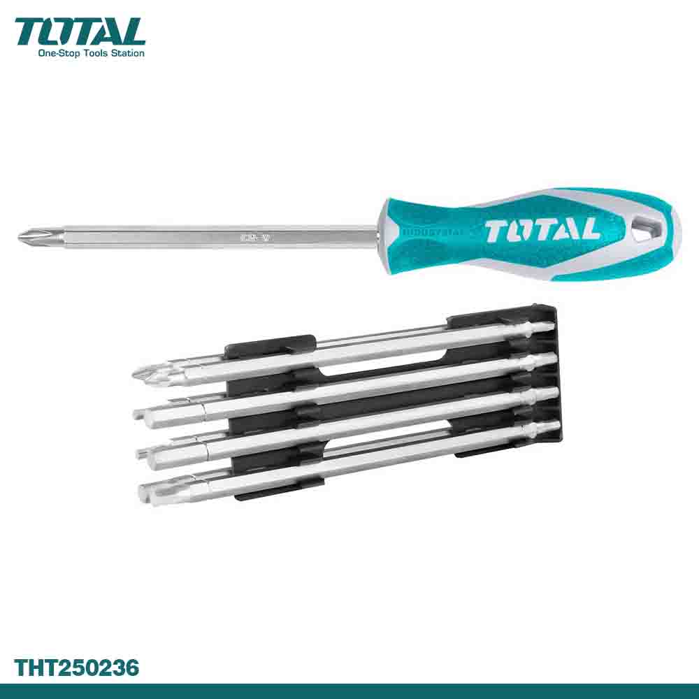 TOTAL 18-in-1 Multi-Bit Screwdriver Set
