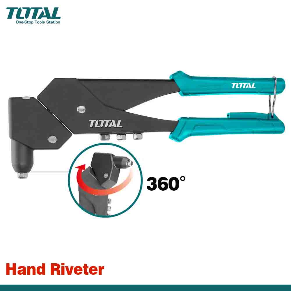 TOTAL 360° Swivel Head Hand Riveter – Ultimate Flexibility
