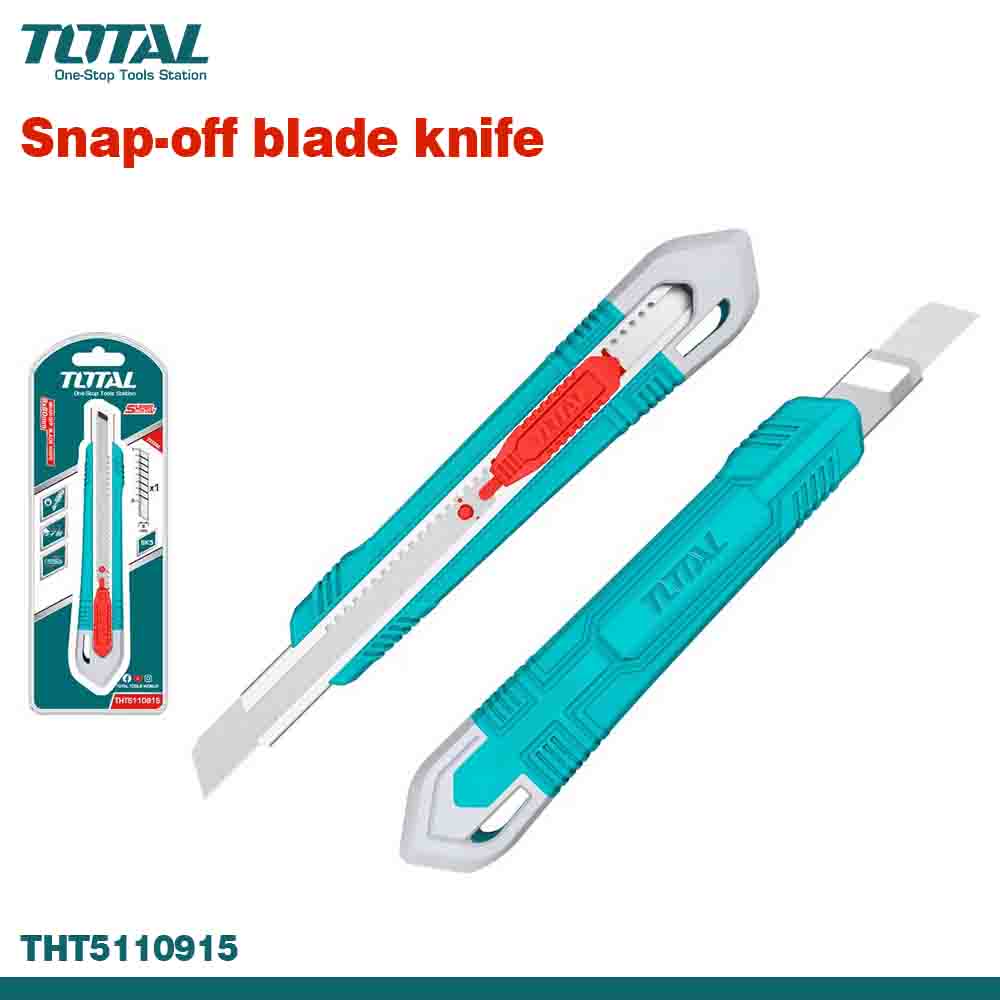 TOTAL Auto-Lock Utility Knife - Auto-Lock for Smooth Operation