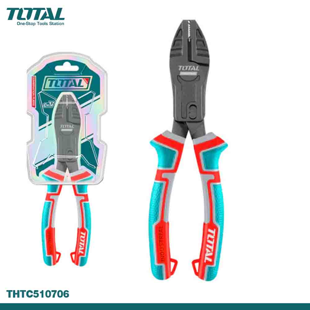 TOTAL Compound Action Combination Pliers 180MM