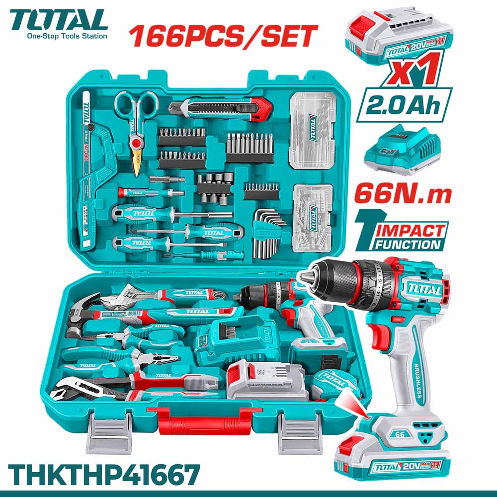 Total 166 Pcs Tool set THKTHP41667