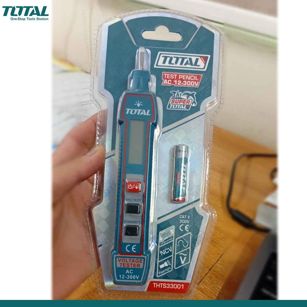 TOTAL THTS33001 Digital Test Pencil AC 12-300V