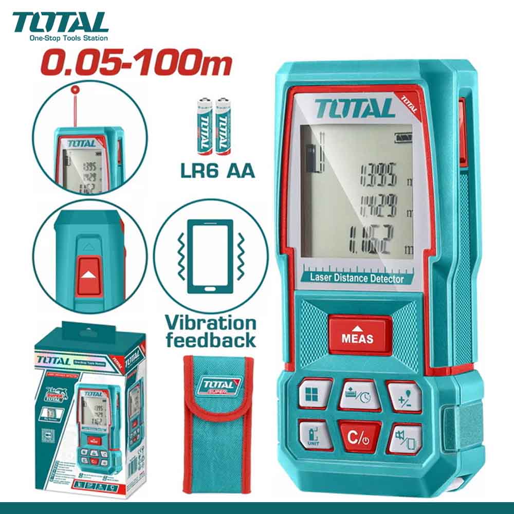 TOTAL TMT51036 Laser Distance Meter 100M