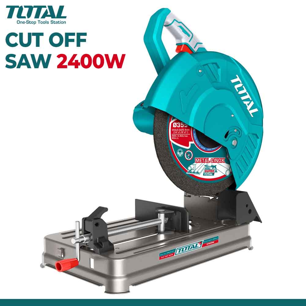 TOTAL 2400W Metal Cut Off Saw 355mm with Cutting Disc