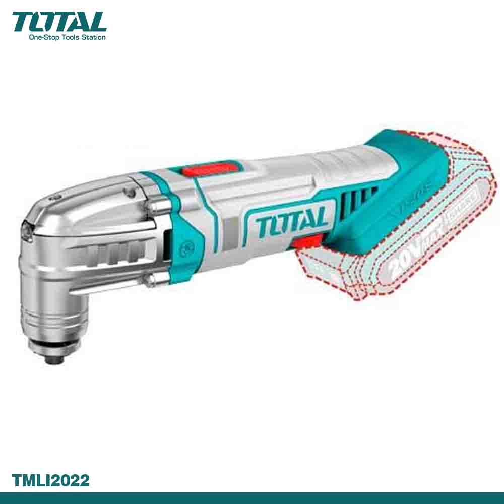 TOTAL Oscillating Multi Tool for Cutting, Sanding & Scraping