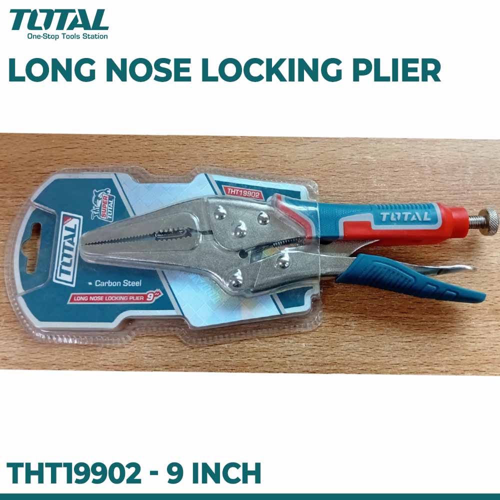 Long Nose Locking Pliers 9" | Nickel Plated Carbon Steel Lock Grip