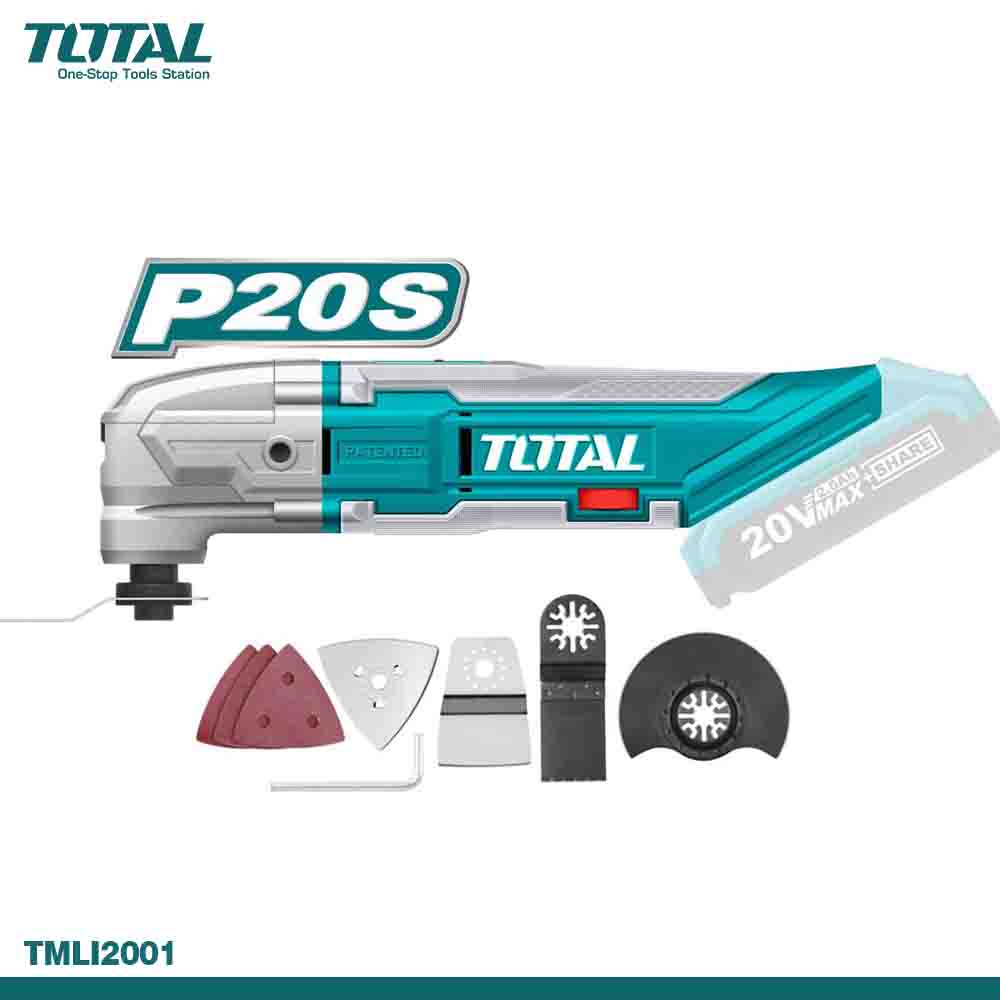 TOTAL 20V Cordless Multi Tool TMLI2022 Oscillating Tool