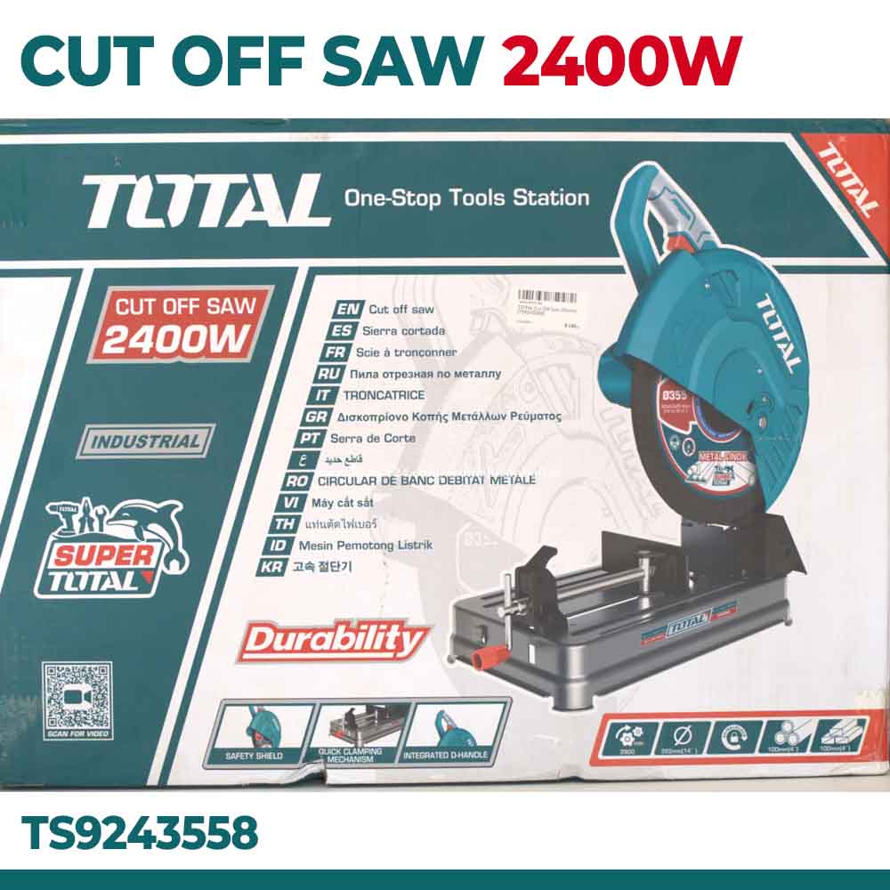 Cut Off Saw 355mm 2400W – Industrial Metal Cutting Saw