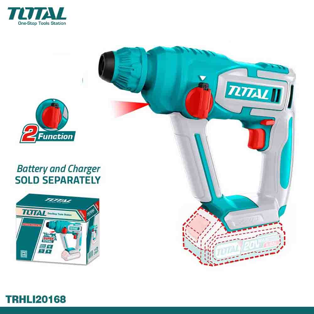TOTAL Cordless Rotary Hammer 20V