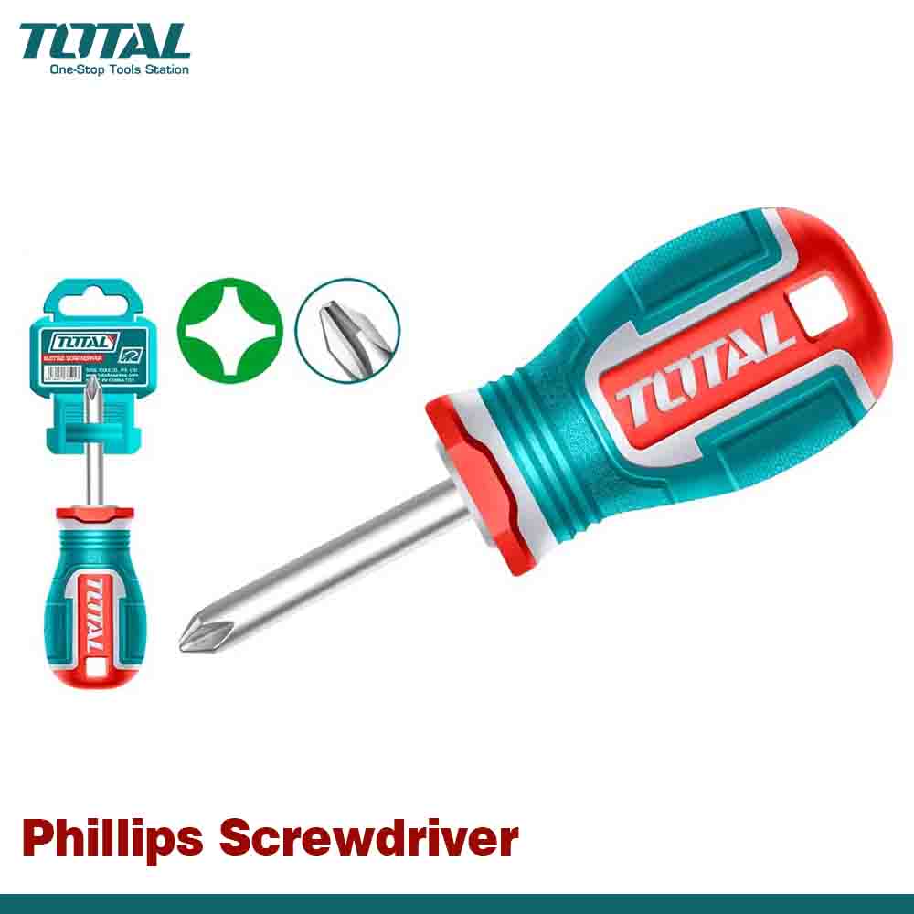 TOTAL Durable 38mm Phillips PH2 Screwdriver