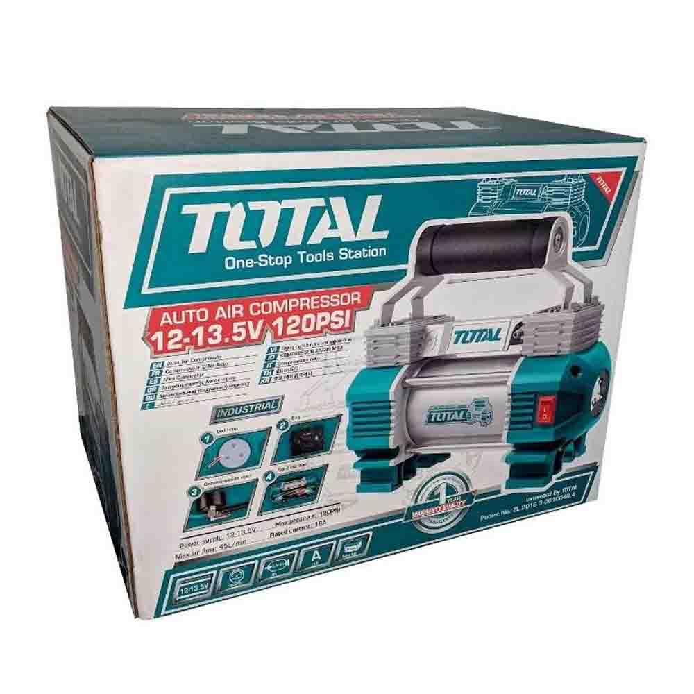 TOTAL Auto Air Compressor (8.2 BAR)