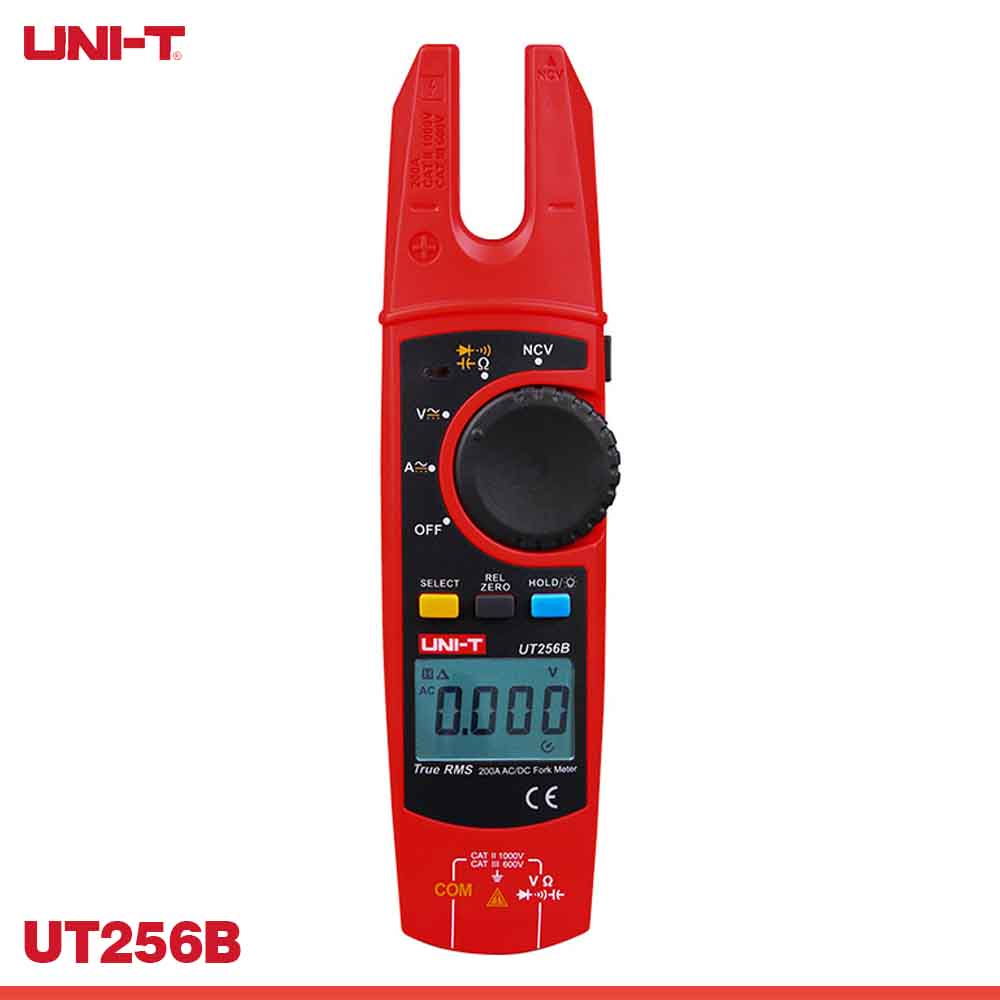 UT256 Series Open Clamp Meter 200A AC/DC True RMS