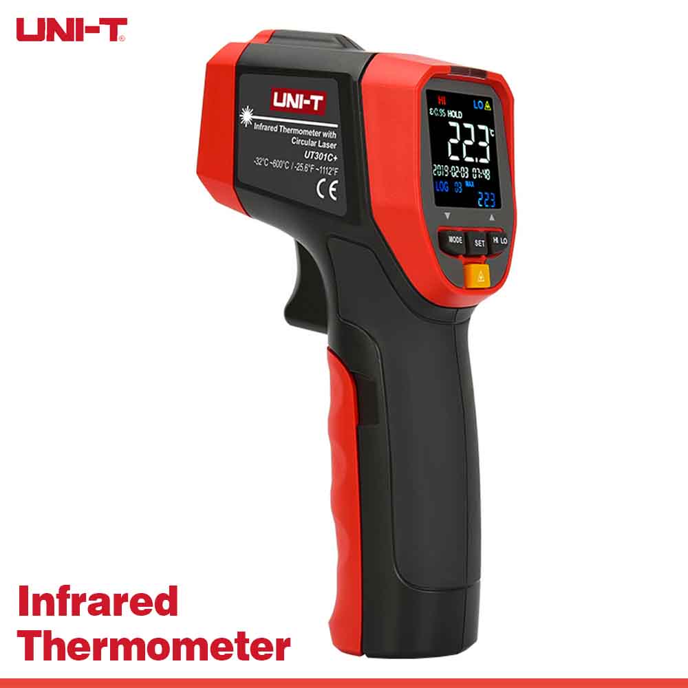 UT301+ IR Thermometer for HVAC, Electrical & Industrial Use