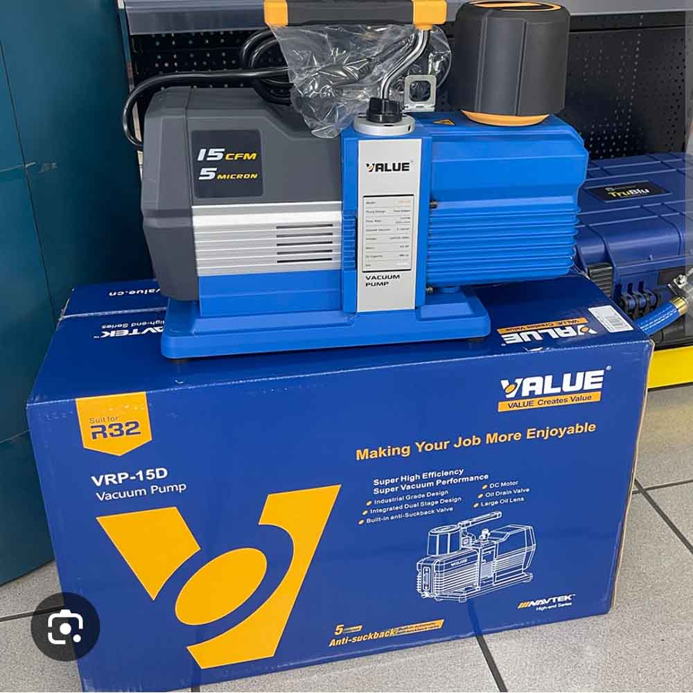 VALUE VRP-15D Professional Refrigeration Vacuum Pump 15 CFM