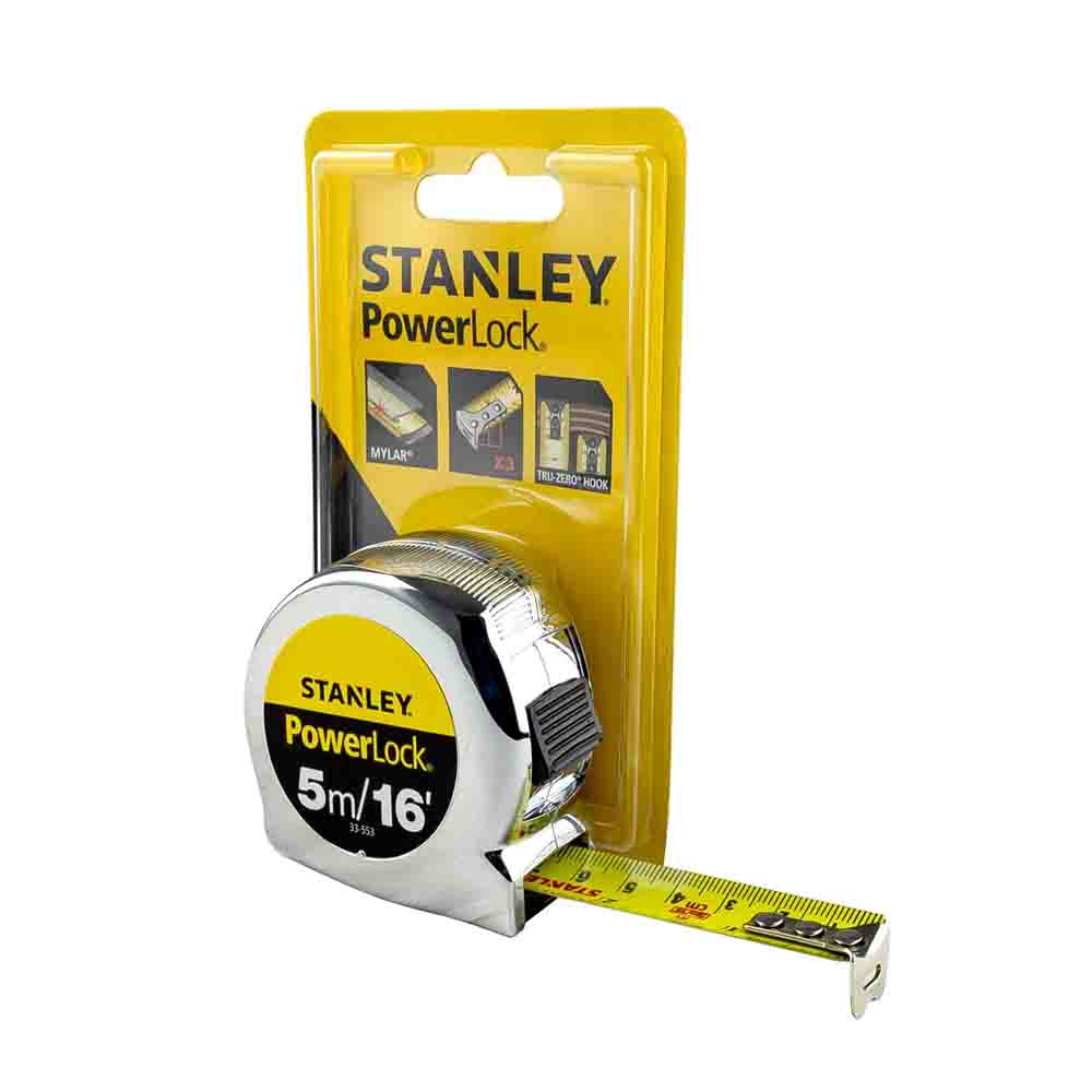 Stanley Steel Measuring Tape 5M - Powerlock