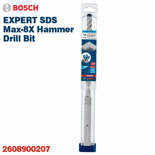 Bosch EXPERT SDS Max-8X Hammer Drill Bit 14mm x 200mm x 340mm Carbide Technology Price in Pakistan